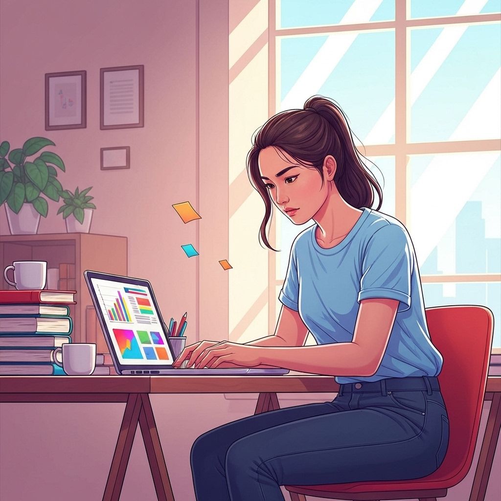 Person earning money with laptop